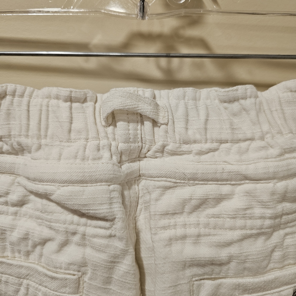 We The Free; Free People; Park Ave Pull-On Cargo Pants; Size Large; Ivory; EUC - Picture 9 of 11